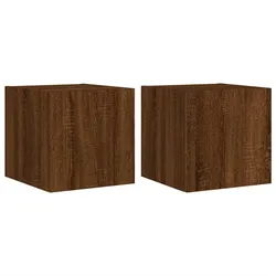 Helloshop26 - Multimedia-Wand-TV-Möbel TV-Regal TV-Sideboard TV-Schrank Esszimmer Wohnzimmer Schlafzimmer LED-Beleuchtung 2-teilig 02_0029158