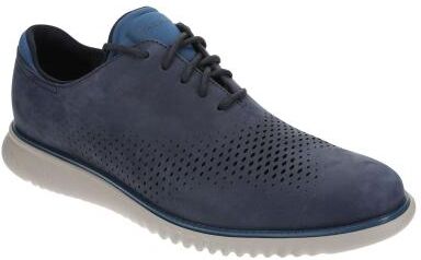 Cole Haan Zerogrand Laser Wingtip - Mens 8 Navy Oxford Shoes Medium