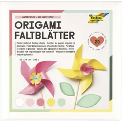 folia Faltblätter, mehrfarbig