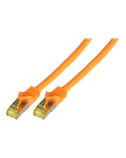 EFB Elektronik EFB-Elektronik Patch-Kabel RJ-45 M bis M 5 m SFTP PiMF CAT 7 geschirmt halogenfrei geformt orange (MK7001.5O)