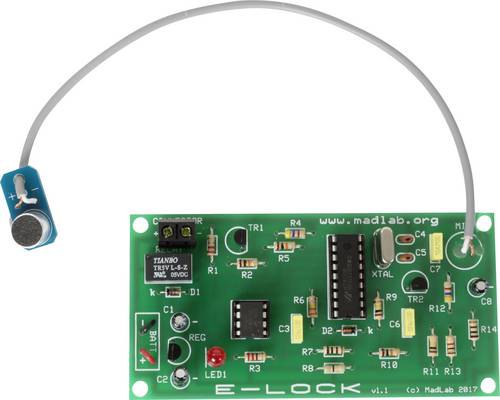 Whadda WSG101 Elektronisches Codeschloss Ausführung (Bausatz/Baustein): Bausatz 9V