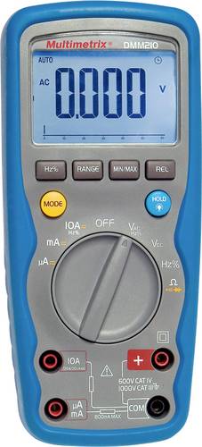 Multimetrix DMM 210 Hand-Multimeter digital Wasserdicht (IP67) CAT III 1000 V, CAT IV 600V Anzeige (Counts): 6000