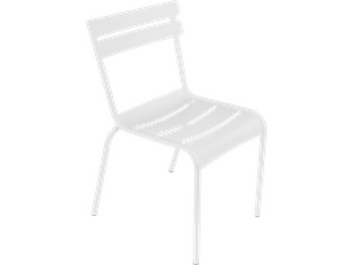Lot de 2 Chaises Empilables Luxembourg en Aluminium