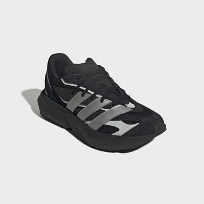 Sneaker ADIDAS SPORTSWEAR "LIGHTBLAZE", Herren, Gr. 40, schwarz-weiß (core schwarz, matte silber, core schwarz), Synthetik, Textil, Schuhe Sneaker
