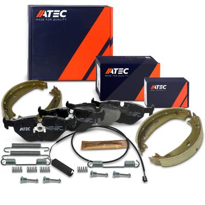 Atec Bremsbeläge+Bremsbacken mit Zubehör Hinterachse [Hersteller-Nr. 40579144] für BMW