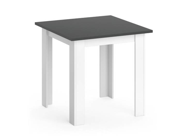 Vicco Esstisch Karlos Anthrazit 80 x 80 cm, Quadratisch, 80x76.6x80 cm, Esszimmer, Esstische