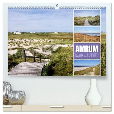 Amrum: Natur und Freiheit (hochwertiger Premium Wandkalender 2027 DIN A2 quer), Kunstdruck in Hochglanz