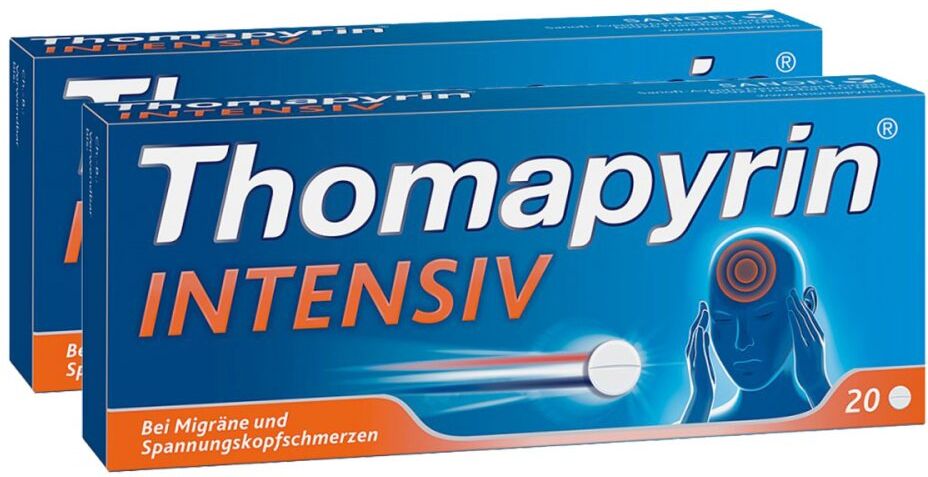 Thomapyrin® INTENSIV – bei Migräne & Spannungskopfschmerzen