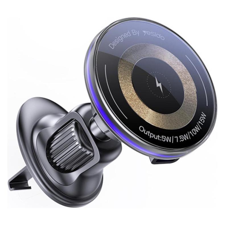 Yesido 15W Air Outlet Car MagSafe Magnetic Wireless Charging Holder (YESIDO)