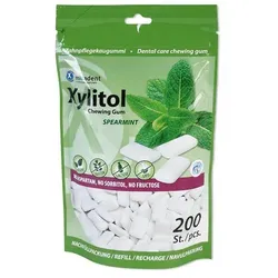 Miradent Xylitol Chewing Gum Spearmint Refill 200 ST