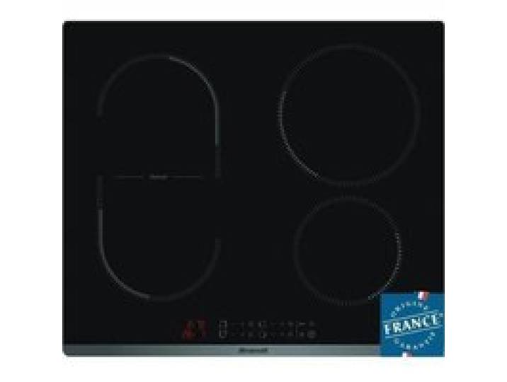 Table de cuisson induction BRANDT - 4 zones - L 58 x P51 cm - 3600 W - Revêtement verre - Noir - CPI6400B