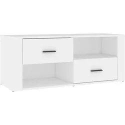 vidaXL TV-Schrank Weiß 100x35x40 cm Holzwerkstoff