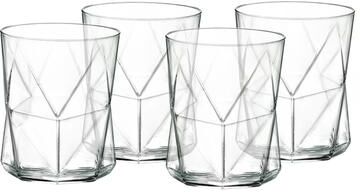 Bormioli Rocco Cassiopiea 13.75 oz. OTR/Double Old Fashion Tumber ,Set of 4