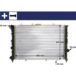 Kühler Motorkühlung MAHLE CR 520 000S für Alfa Romeo 156 Sportwagon