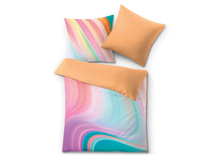home24 Mako-satijnen beddengoed Vibes meerdere kleuren