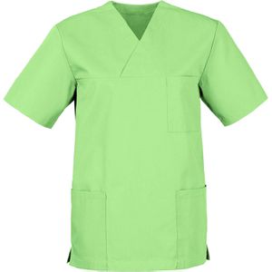 CLINIC-DRESS Kasack Just Strong Schlupfkasack, Unisex, apfelgrün, kurzarm, waschbar 95°C, 3XL