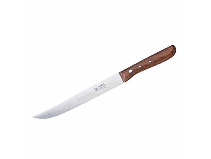 Windmühlen 1611700020002 Küchenmesser, Rückenspitz 18,2 cm, rostfrei, Holz, braun, 41.2 x 8.6 x 3 cm