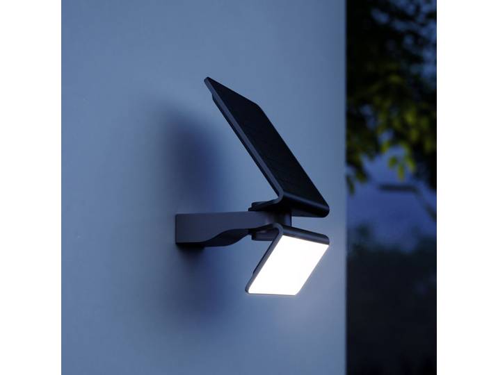 XSolar L-S One LED-Solarleuchte, anthrazit, Sensor - STEINEL - Kunststoff - Eckig