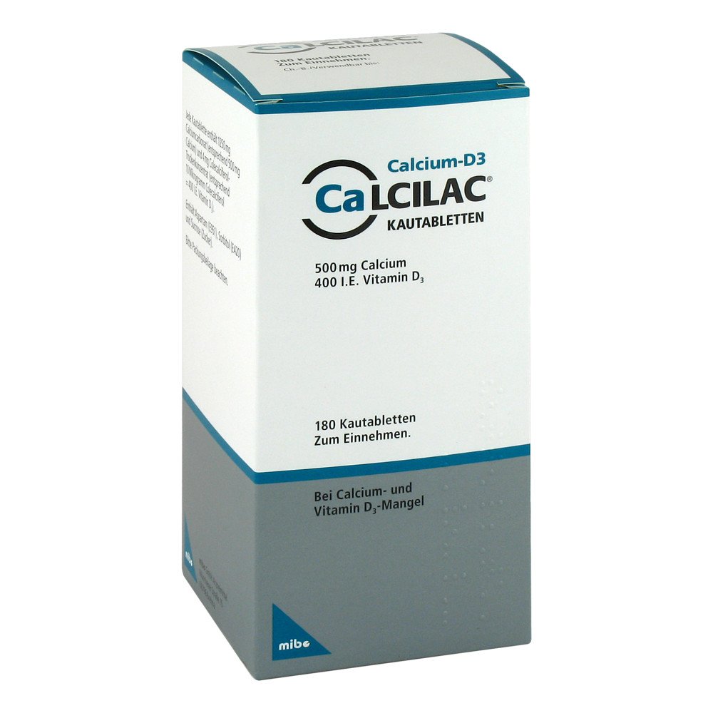 MIBE GmbH Arzneimittel Calcilac 500mg/400 internationale Einheiten 09091079