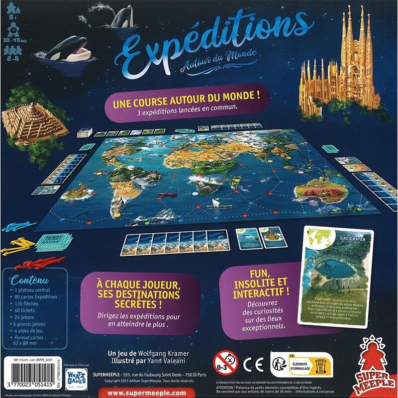 Super Meeple Expéditions Autour du Monde
