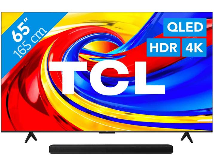 TCL 65 QLED P79L 4K (2026) + TCL S45H 2.0 Soundbar