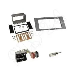 Ford Focus Fiesta Kuga Fusion Transit Autoradio 2-DIN Radioblende+ISO Adapter...