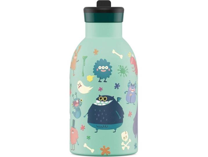 Thermosflasche 24 Bottles Spooky Friends Edelstahl H 16.5 cm 330 ml