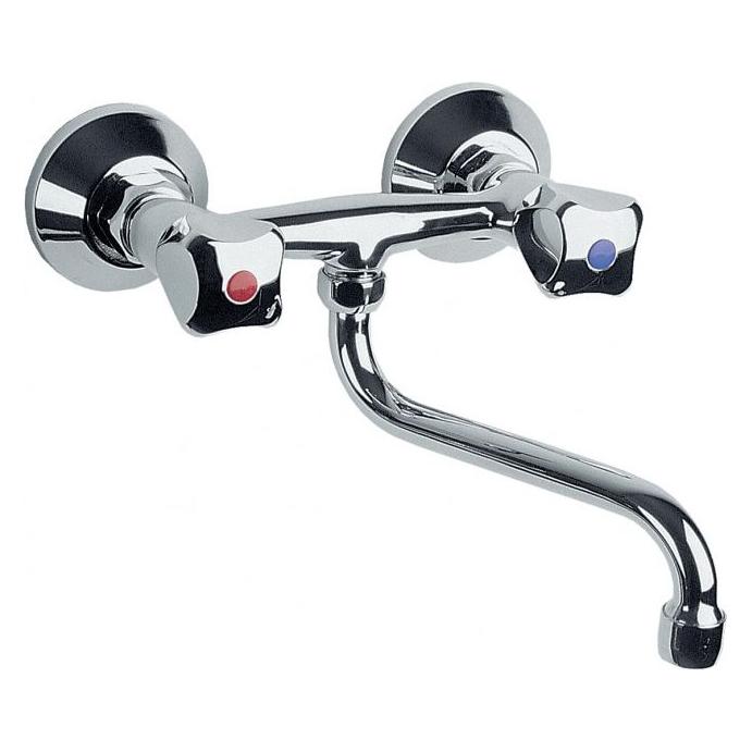 KFA Bateria kuchenna Standard ścienna chrom (300-410-00) (300-410-00)