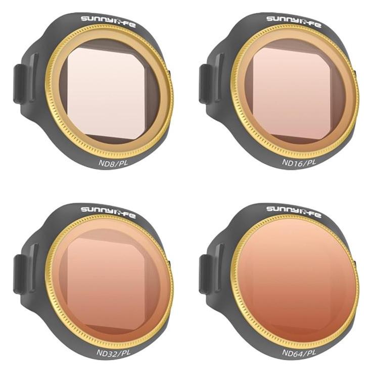 Sunnylife Set of 4 ND8/PL + ND16/PL + ND32/PL + ND64/PL filters for MINI 5 Pro (Drohnen Filter, DJI Mini 5 Pro) (N5P-FI097)
