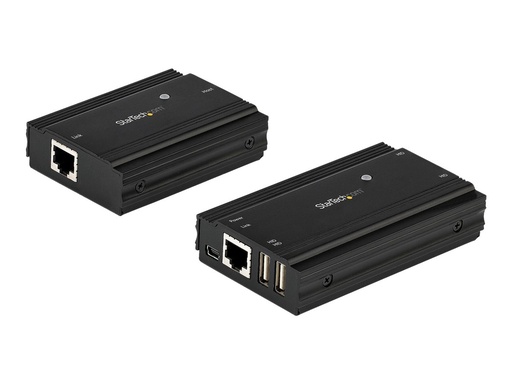 StarTech.com 4 Port USB 2.0 Extender-Hub über ein einzelnes CAT5e/CAT6 Ethernet Kabel (RJ45) (USB2004EXT100)