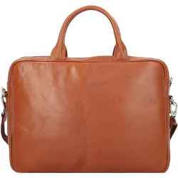 Dermata Aktetas/Schoudertas Leder 2840 Cognac (15"), Notebooktasche, Braun