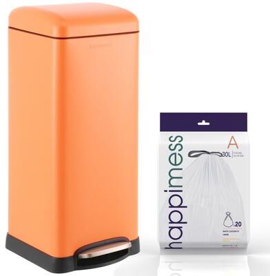 happimess Betty Retro 8-Gallon Step-Open Trash Can