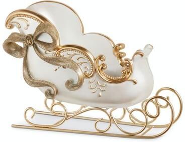 Raz Imports, Inc Elegant Sleigh Gold , Gold