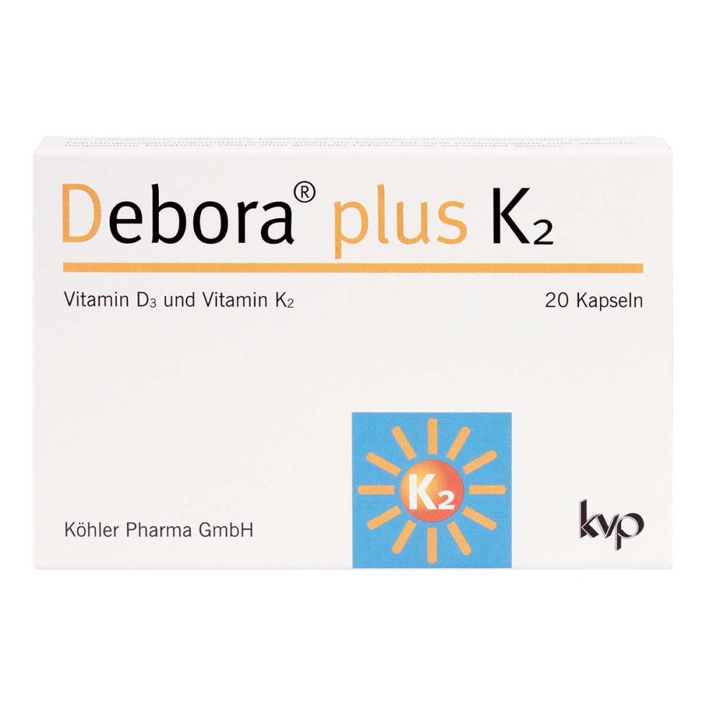 Köhler Pharma GmbH Debora plus K2 Kapseln 12510143