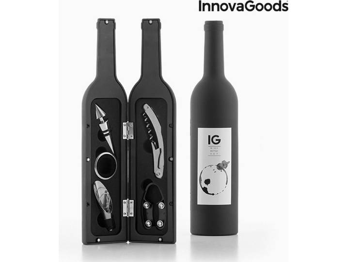 Innovagoods Kitchen Sommelier Fles Wijnkoffer - 5 stuks