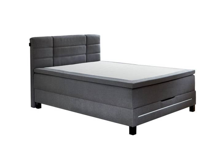 Intro Boxspringbett NEW YORK, anthrazit, Stoff