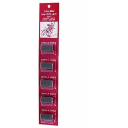 Printer Labels AS 5 Farbrollen schwarz schwarz