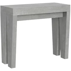 Itamoby Ausziehbare Konsole 90x40/196 cm Spimbo Small Cemento