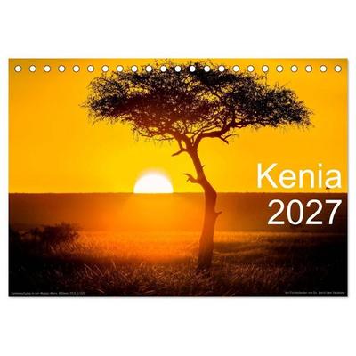 Kenia 2027 (Tischkalender 2027 DIN A5 quer), CALVENDO Monatskalender