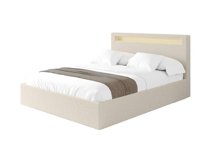 Polsterbett GOLA 140x200 cm Beige - Quelle 02