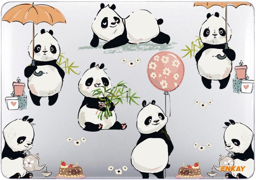 MacBook Pro 16 ENKAY Protective Hard Case m. Print - Panda
