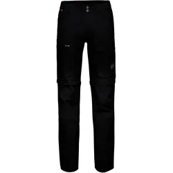 Mammut, Herren, Outdoorhose, Zinal Hybrid Zip Off Pants, Wanderhose (48, M), Schwarz