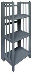 3-Shelf Folding 14-inch Wide Bookcase