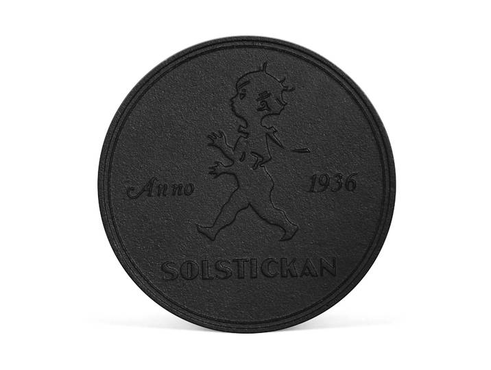 Solstickan Design Dessous de plat Solstickan Ø19 cm Noir