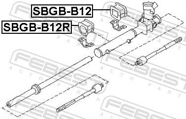 Febest Lagerung, Lenkgetriebe Sbgb-B12 Für Subaru