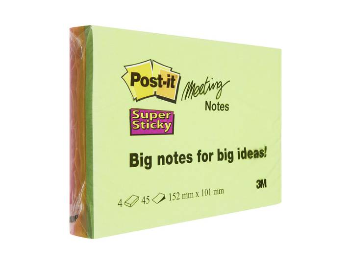 Post-it® Super Sticky Meeting Notes