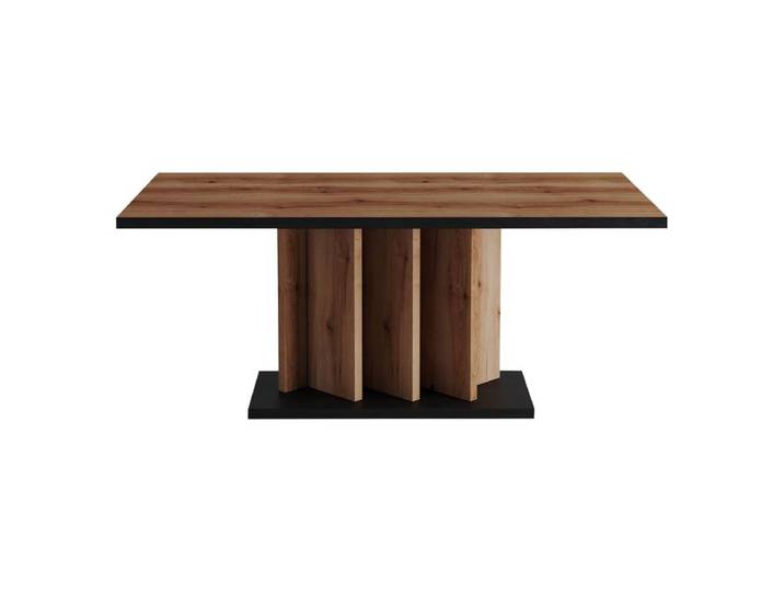 Table extensible L. 180/225 cm AYA Imitation chêne/gris