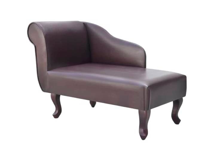 vidaXL Chesterfield Chaiselongue Kunstleder Recamiere Couch Sofa Relax Liege