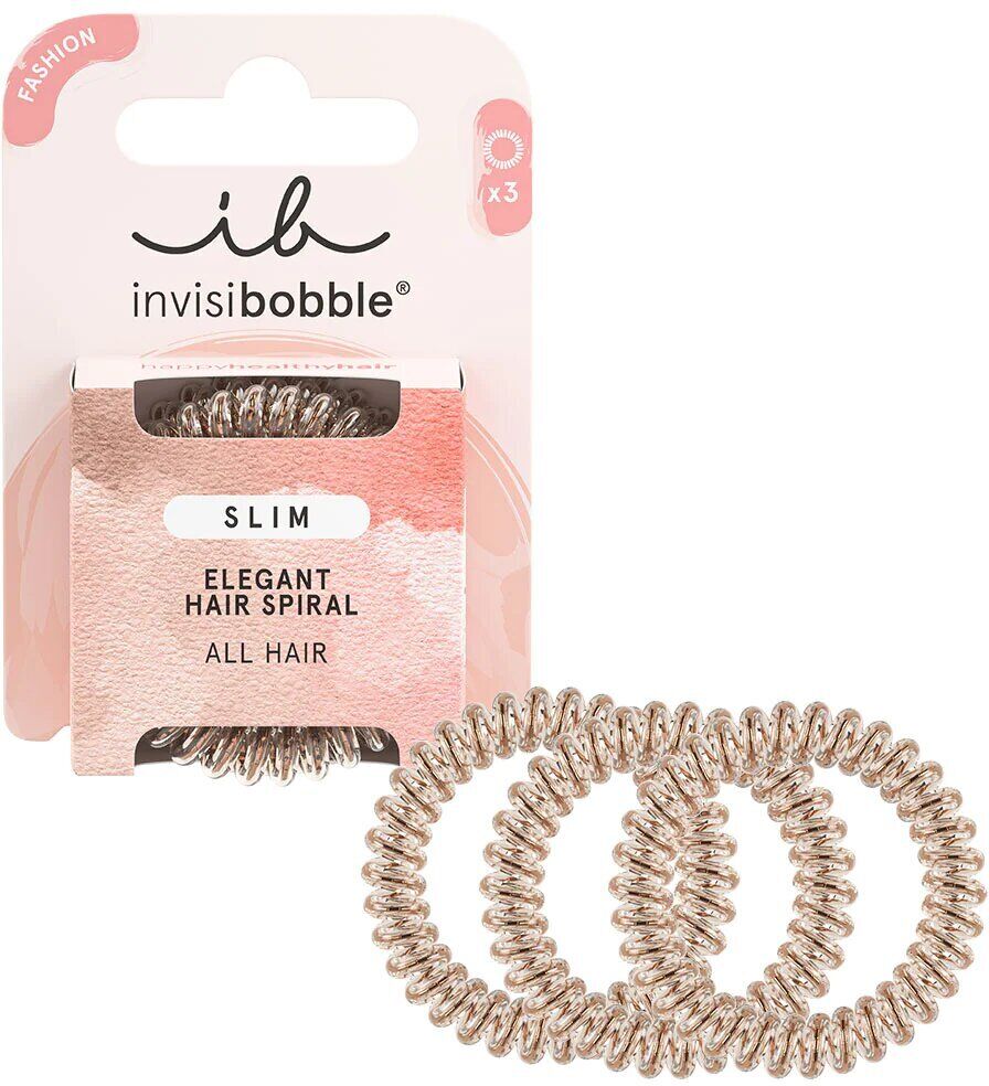Invisibobble Slim Bronze Me Pretty Hair Tie 3 Pieces