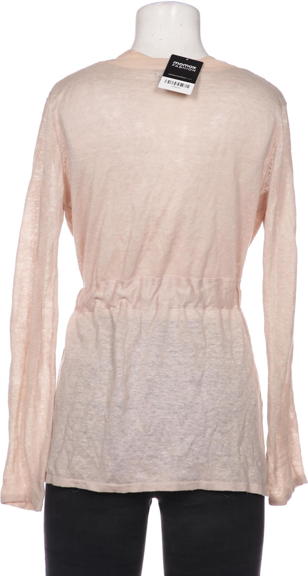 Kenneth Cole Damen Strickjacke, Beige, Gr. XS, Leinen - Second Hand
